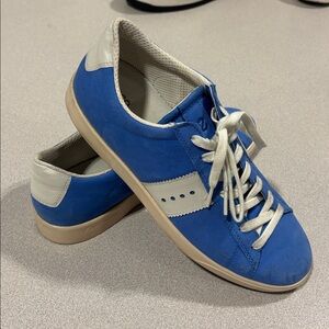 Ecco Blue and White Women's Sneakers size 40 9-9.5